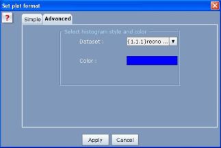 3D Histogram: Properties Dialog (Advanced tab)