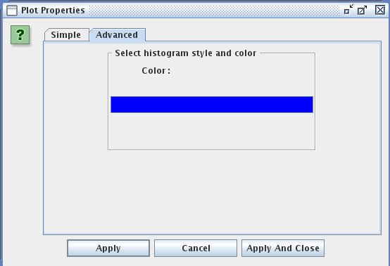 3D Surface: Plot Properties Dialog (Advanced tab)